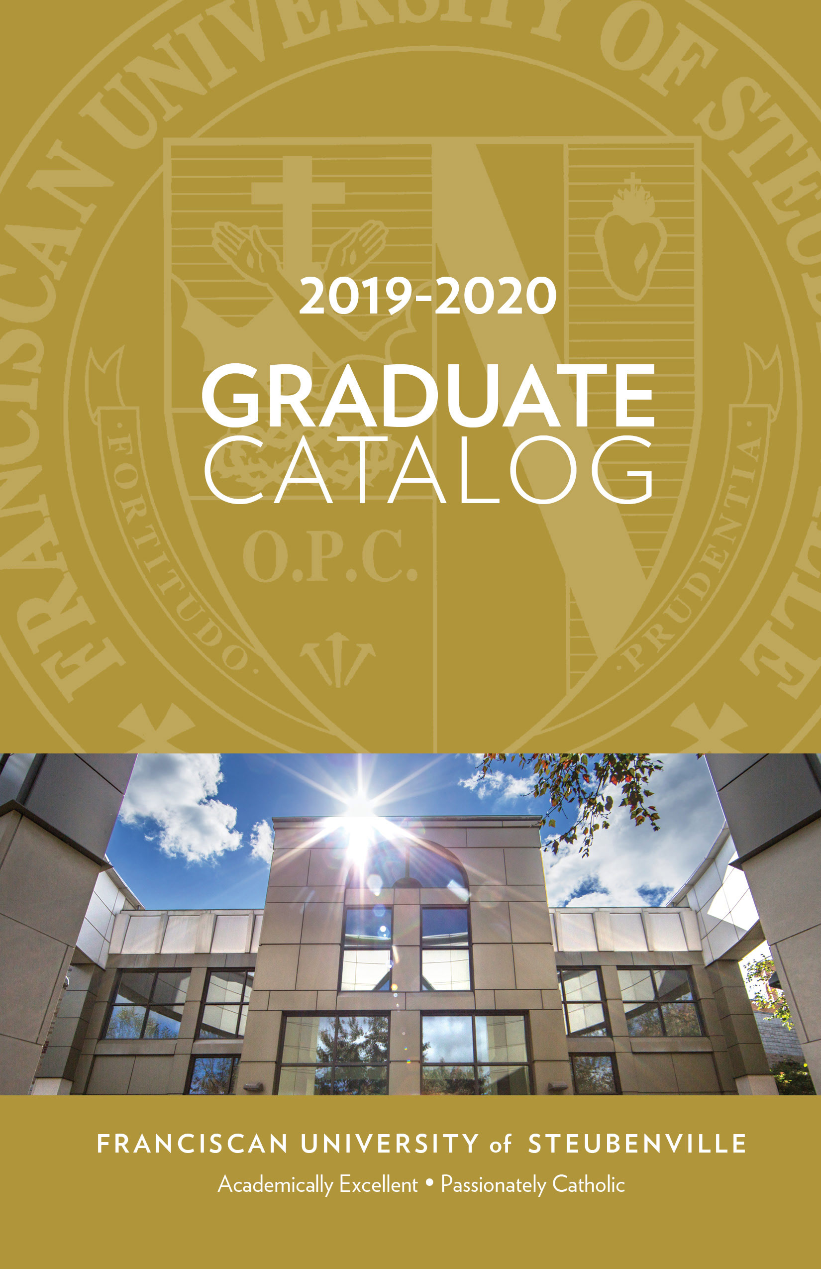 2019-2020 Graduate Catalog Cover