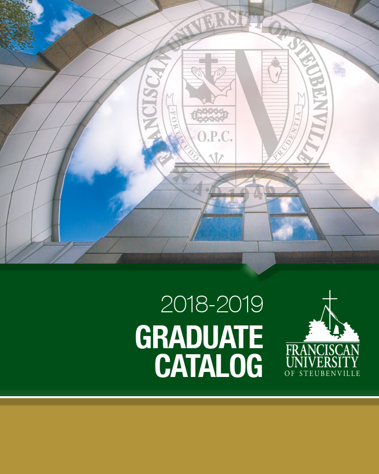 2018-2019 Graduate Catalog Cover